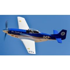 FMS 1100mm P-51 Racing Blue Thunder II met Reflex System - PNP