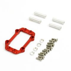 Fastrax Aluminium servo mount - Arrma Kraton EXB 1/8 - Rood