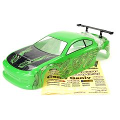 FTX - Banzai Pre-Painted Body Shell W/Decals & Wing - Green