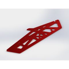 Arrma TVP Frame Aluminium (Red) (1PCS) (AR320260)