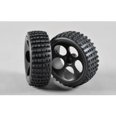 FG - Wheels Glued Small, Black (60214/06)