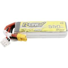 GensAce Tattu R-Line Lipo 95c 7,4 volt 550mah met XT30 Stekker