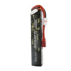 GensAce Lipo 25C 11.1V volt 1100mah met Dean Stekker (Airsoft)