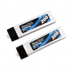 GensAce 200mAh 1S 3.7V 45C LiPo Accu (2 stuks)