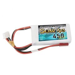 GensAce Soaring Lipo 30c 11,1 volt 450mah met JST Stekker