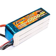 GensAce Lipo 35C 22.2 volt 6000mah met EC5 Stekker