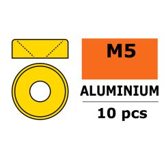 Sluitring M5 "Goud" voor verzonken schroeven, Aluminium (10st)