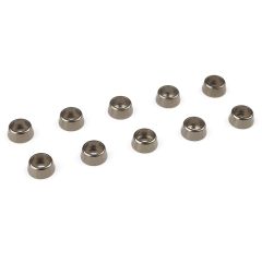 Aluminium Washer voor M2.5 Socket Head Screws (BD: 7mm) - Gun metal - 10st