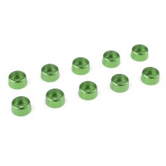 Aluminium Washer voor M3 Socket Head Screws (BD: 8mm) - Groen - 10st