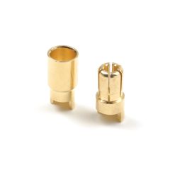 6.0mm goudstekker, Man. + Vrouw. (4 paar)