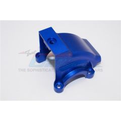 GPM - Aluminium Front/Rear Gearbox Cover - Blue - Traxxas X-Maxx