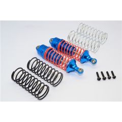 Aluminium instelbare voor schokdempers, Blauw - Traxxas Slash 4x4