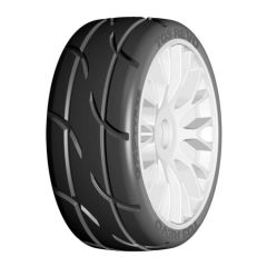 GRP GT-T03 Revo - XM7 Medium/Hard - Mounted on new Rigid White wheel - 1 pair