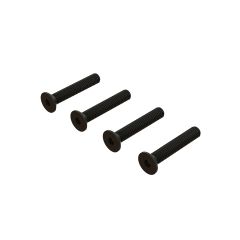 Arrma - Flat Head Hex Machine Screw M4x24mm (4) (ARA722424)