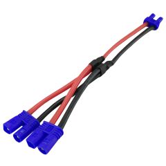 Y-kabel parallel EC2, silicone kabel 18AWG 