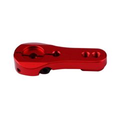 Aluminium servo hevel enkel, 30mm, Futaba (25T) - Rood