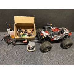 Tweedehands HPI Savage X4.6 1/8 4WD Nitro Monster Truck (zwart/rood)