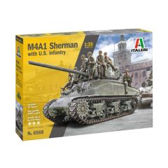 Italeri 1/35 M4A1 Sherman with U.S. Infantry