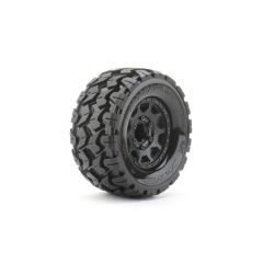 JetKo 1/10 Tomahawk Extreme banden op 2.8'' zwarte velg - 14mm hex