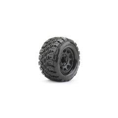 JetKo 1/10 King Cobra Extreme banden op 2.8'' zwarte velg - 1/2 offset - 12mm hex