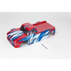 Arrma - Infraction 4x4 All Road Mega Painted Decaled Trimmed Body Red/Blue (ARA414001)