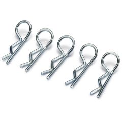 Body clips klein, zilver, 10 stuks