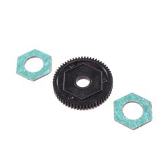 Losi Spur Gear with Slipper Pads, 60T 0.5M: Mini-T 2.0 (LOS212016)