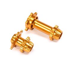 Losi - Aluminium Hub Set, Machined Orange: Promoto-MX (LOS362004)