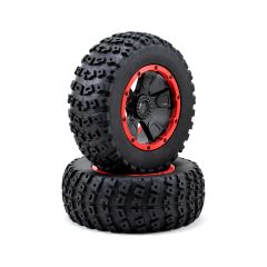 Left & Right Tire (1ea), Premounted: 1/5 DB XL (LOS45004)