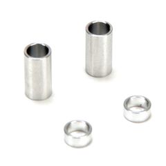 Rear Axle Spacer Set, Aluminum: CCR (LOSA3185)