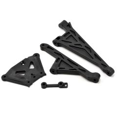 F&R Chassis Brace & Spacer Set: 5T (LOSB2558)