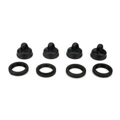 Shock Adjuster Nut & Cap (4): LST2, AFT, XXL2 (LOSB2815)