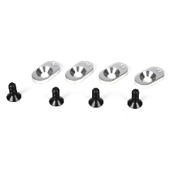 Engine Mount Inserts & Screws, 19T (4): 5T (LOSB5801)