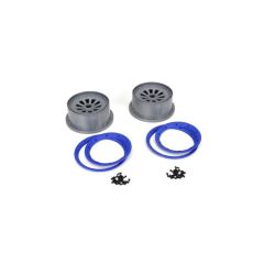 Wheel and Beadlock Set (2): 5T (LOSB7027)