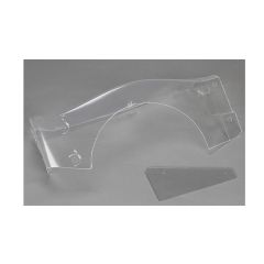 Body Right Fender & Plate, Clear: 5T (LOSB8104)