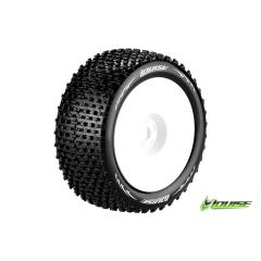 Louise T-PIRATE Soft banden op witte disc velgen voor 1/8 truggy - 0 offset