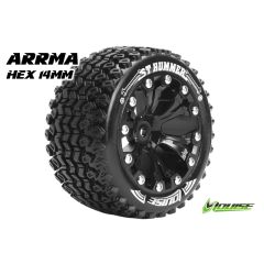 Louise ST-HUMMER Soft Banden - 2.8" Velgen Black Chrome - Hex 14mm (electro 4WD: FR/RR)