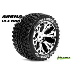 Louise ST-HUMMER Soft Banden - 2.8" Velgen Zwart - Hex 14mm (electro 4WD: FR/RR)