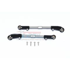 Aluminium + Steel Adjustable Front Steering Tie Rod, Black - Arrma Kraton 6S BLX, Talion 6S BLX, Outcast 6S BLX