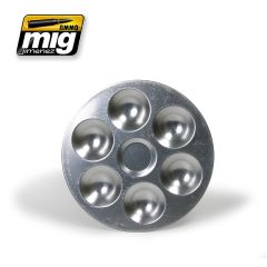 Mig Aluminium Palette (6 Wells)