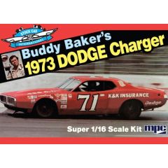 MPC Buddy Baker 1973 Dodge Charger Stock Car 1/25