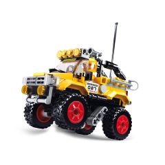 Sluban Off-Road Vehicle yellow bouwstenen set