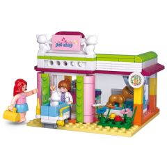 Sluban Pet Shop (Girl's Dream) bouwstenen set