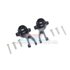 Aluminium Front Knuckle Arms - Black - Oa. Arrma Granite 4x4 (ter vervanging van AR330469)