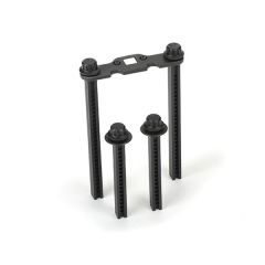 Proline extended front & rear body mounts voor oa. Traxxas E-Revo, Revo & Summit