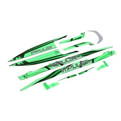 Proboat Decal Set Black/Green: Impulse 32 (PRB289006)