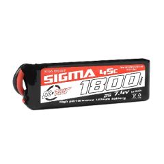 RC Plus Lipo 45c 7,4 volt 1800mah met XT60 stekker