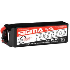 RC Plus Lipo 45c 14.8 volt 1800mah met XT60 stekker