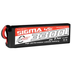 RC Plus Lipo 45c 7.4 volt 3300mah met XT60 stekker