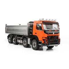 RC4WD 1/14 8x8 Armageddon Hydraulic Dump Truck (FMX) (Orange and Silver)